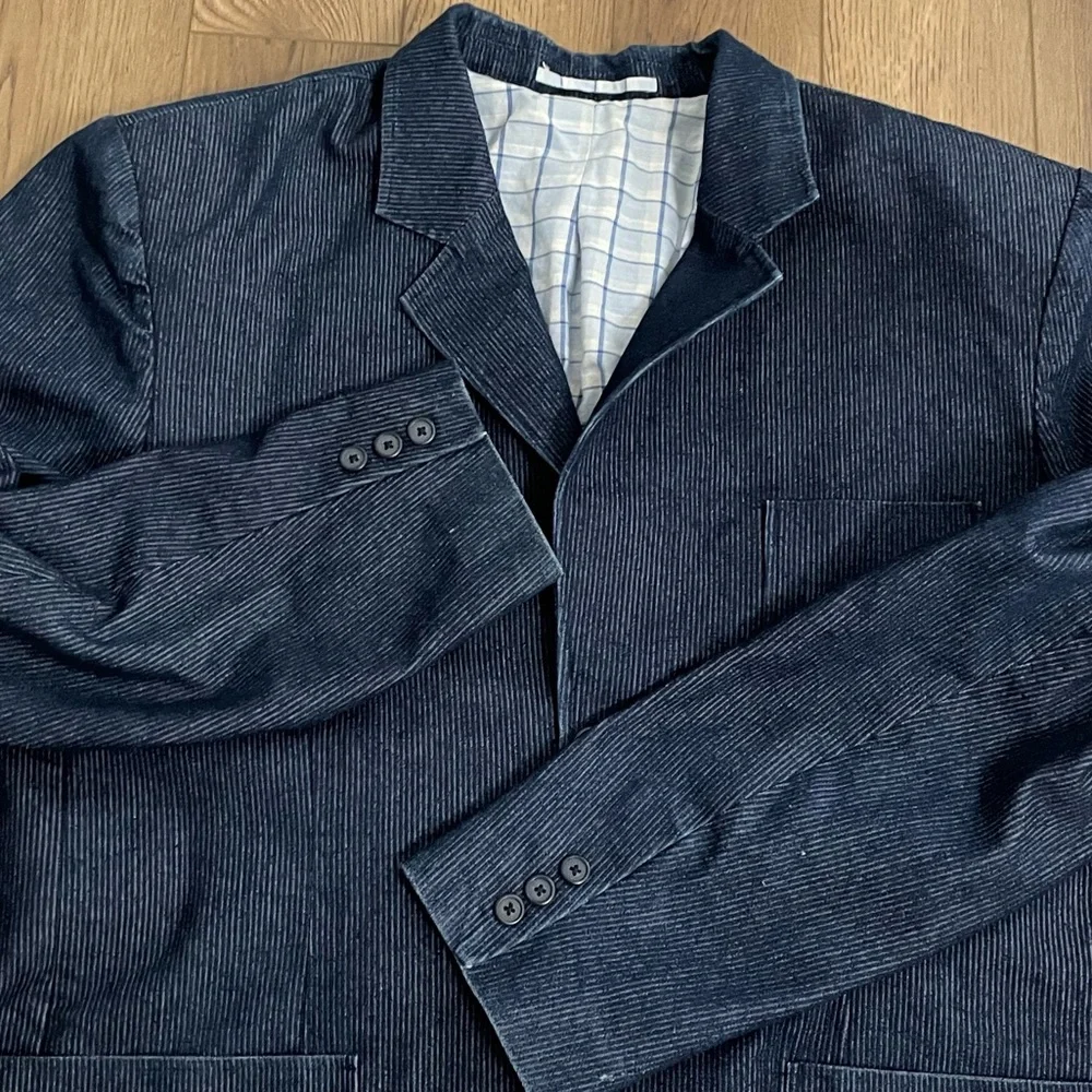 Re.Verb‎ Blue Corduroy Sport Coat Jacket